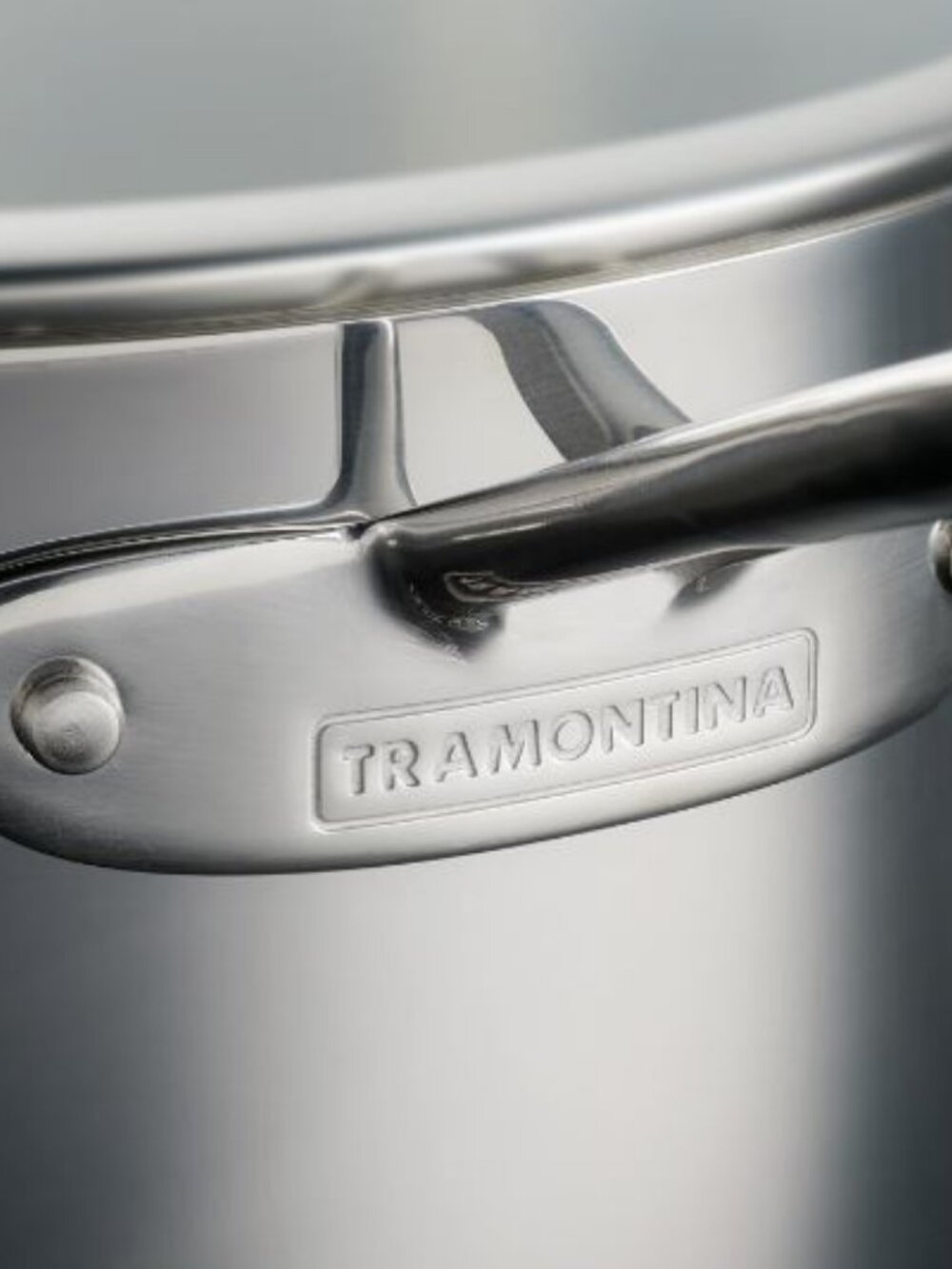 Tramontina Tri-Ply Base Stainless Steel 2-Quart Small Sauce Pan & Glass Lid NWT